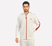 CRICKET TRACK TOP, WHITE