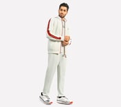 CRICKET TRACK TOP, WHITE