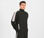 MENS COLORBLOCK TRACK JACKET, NAVY