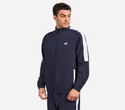 MENS COLORBLOCK TRACK JACKET, NAVY