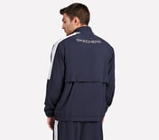 MENS COLORBLOCK TRACK JACKET, NAVY