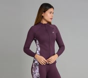 PLACEMENT PRINT JACKET, WHITE/TURQ/PURPLE