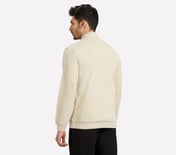 SKECHERS LIFESTYLE JACKET, NATURAL/BLUE