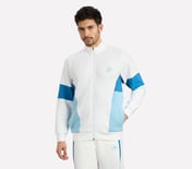 MENS CRICKET TRACK JACKET, WHITE