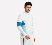 MENS CRICKET TRACK JACKET, WHITE