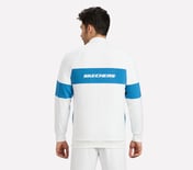 MENS CRICKET TRACK JACKET, WHITE
