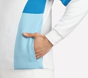 MENS CRICKET TRACK JACKET, WHITE