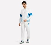 MENS CRICKET TRACK JACKET, WHITE