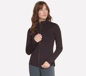 GOFLEX HARMONY FULL ZIP JACKE, BROWN/CHESTNUT