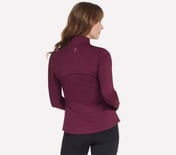 GOFLEX HARMONY FULL ZIP JACKE, BURGUNDY/PINK