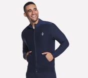 Full Zip Jacket Knit (Asia Spec), NNNAVY Apparel Lateral View