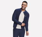 Full Zip Jacket Knit (Asia Spec), NNNAVY Apparel Left View