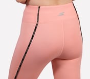 BRANDED TAPE APPLIQUE LEGGING, PURPLE/YELL