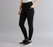 BRUSHED FOMA LEGGING, BLACK