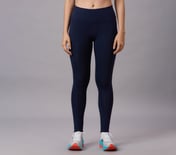 ORGANIC COTTON BRANDED LEGGIN, NAVY
