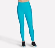 GOFLEX RIB FL HW LEGGING, AQUA/GREEN