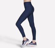 GOFLEX RIB FL HW LEGGING, NNNAVY Apparel Bottom View