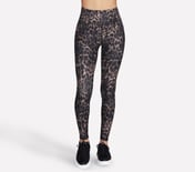 SKECHERS DIAMOND BRUSHED CHEETAH HW FL LEGGING, NATURAL/TAUPE