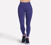SKECHERS ENDURANCE SEAMLESS LEGGING, NAVY/PURPLE