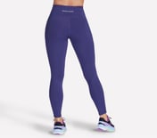 SKECHERS ENDURANCE SEAMLESS LEGGING, NAVY/PURPLE
