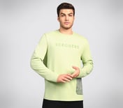 OASIS RANGER TEE, CHARCOAL/LT. GRAY Apparel Lateral View
