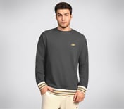 AD BOXY TEE, WHITE/SAPPHIRE Apparel Lateral View