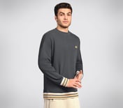 AD BOXY TEE, WHITE/SAPPHIRE Apparel Bottom View