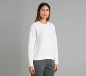 FLATKNIT FULL SLEEVE TEE, WHITE