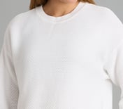 FLATKNIT FULL SLEEVE TEE, WHITE