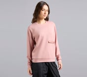 DROP SHOULDER FULL SLEEVE TEE, PURPLE/YELL Apparel Bottom View