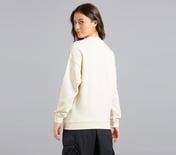 SKECHERS APPLIQUED SWEATSHIRT, WHITE Apparel Left View