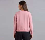DROP SHOULDER SWEATSHIRT, PURPLE/YELL