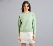 DROP SHOULDER SWEATSHIRT, YELLOW/BLUE