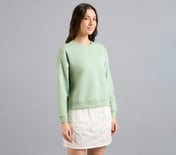 DROP SHOULDER SWEATSHIRT, YELLOW/BLUE