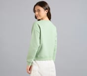 DROP SHOULDER SWEATSHIRT, YELLOW/BLUE