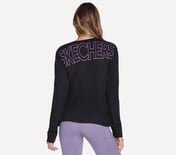 SPRINT LONG SLEEVE T-SHIRT, BBBBLACK Apparel Top View