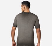 SKECH DYE FLAG T-SHIRT, BBBBLACK Apparel Bottom View