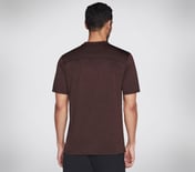 ON THE ROAD T-SHIRT, BURGUNDY Apparel Top View