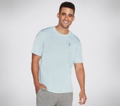ON THE ROAD T-SHIRT, LLIGHT BLUE Apparel Lateral View