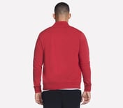 THE HOODLESS HOODIE GOWALK EV, RED Apparel Top View