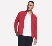 THE HOODLESS HOODIE GOWALK EV, RED Apparel Bottom View