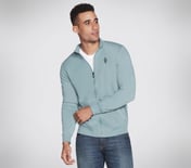 THE HOODLESS HOODIE GOWALK EV, TEAL/BLUE Apparel Lateral View