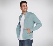 THE HOODLESS HOODIE GOWALK EV, TEAL/BLUE Apparel Bottom View