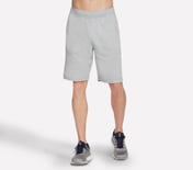 GOKNIT PIQUE 9IN SHORT, LIGHT GREY Apparel Lateral View