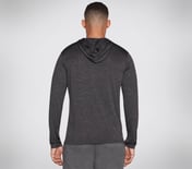 ON THE ROAD HOODED LS, BLACK/CHARCOAL