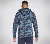 SKECH-SWEATS CAMO LOUNGE SHER, NAVY/MULTI Apparel Top View