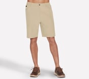 SKECHWEAVE PREMIUM 9 SHORT, NATURAL/BROWN Apparel Lateral View
