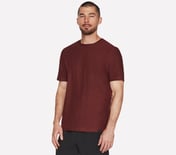 GODRI ALL DAY T-SHIRT, DDARK RED Apparel Left View