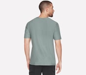 GODRI ALL DAY T-SHIRT, TEAL/BLUE Apparel Top View