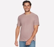 GODRI ALL DAY T-SHIRT, TAUPE/LAVENDER Apparel Lateral View